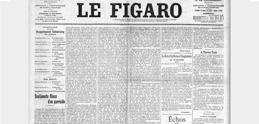 Filial Sentiments of a Parricide: Short story by Marcel Proust