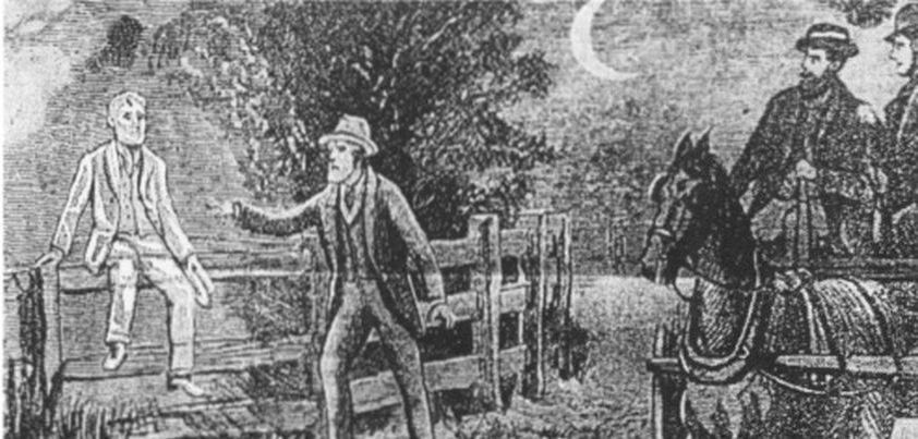 The Ghost upon the Rail: Short story by John Lang