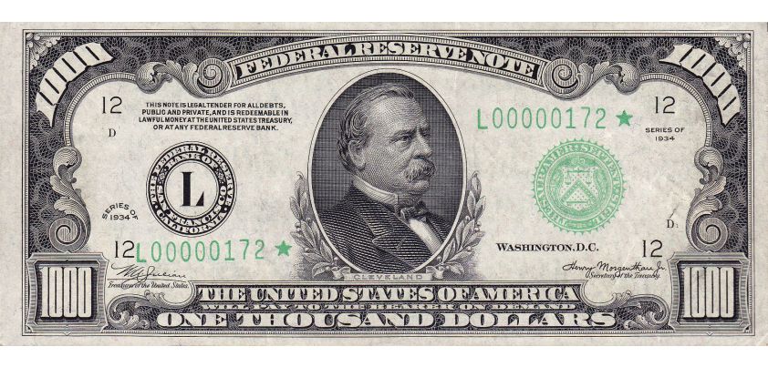 One Thousand Dollars: Short story by O. Henry