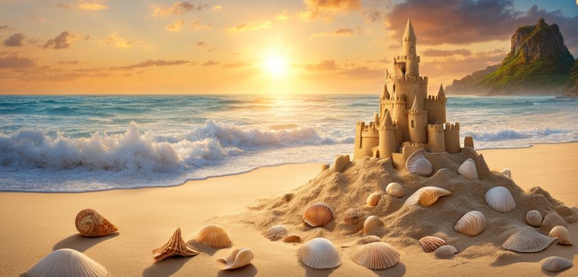 The Sand Castle: Short story by Alma Luz Villanueva
