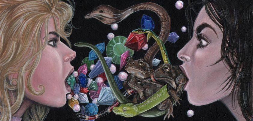 Toads and Diamonds: French folktale from Charles Perrault